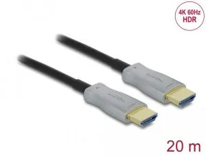 Cablu optic Delock, HDMI 4K, 60 Hz, 20 m