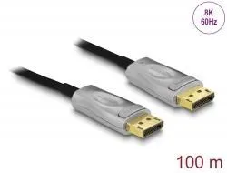 Cablu optic Delock, Active, DisplayPort 1.4 8K, 100 m