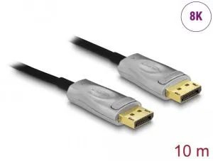 Cablu optic Delock, Active, DisplayPort 1.4, 8K, 10 m