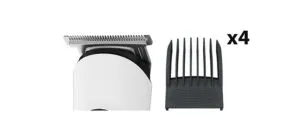 Тример Rowenta TN8961F4 Multistyle 9in1, hair & beard, ear & nose, washable head, self-sharpening stainless steel blades, 60min autonomy, NiMh, charging time 8h, cordless + corded, cleaning brush & oil