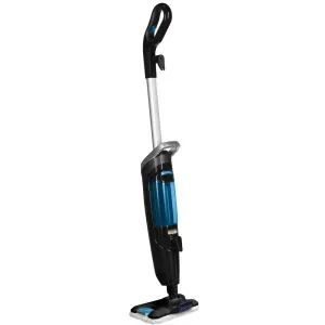 Aparat de curatat cu abur Rowenta RY6555WH, PUTEREA ABURULUI, 1200 W, 30 sec. timp de incalzire, capacitate rezervor apa: 0,6 L, negru/albastru