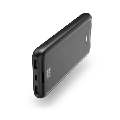 Baterie externă HAMA Power pack "Performance 10", 10000 mAh, 3 ieșiri: USB-C, 2x USB-A
