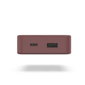 HAMA Baterie externă „Colour 10”, 10000 mAh, 2 ieșiri: USB-C, USB-A, roșu