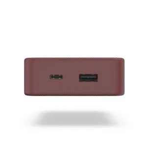 HAMA Baterie externă „Colour 20”, 20000 mAh, 2 ieșiri: USB-C, USB-A, roșu