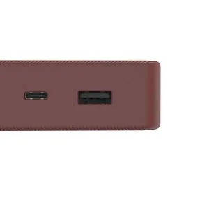 HAMA Baterie externă „Colour 20”, 20000 mAh, 2 ieșiri: USB-C, USB-A, roșu