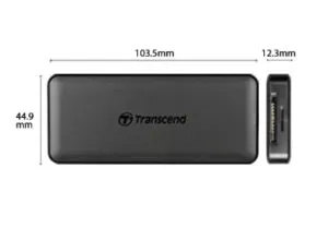 USB hub Transcend 3-Port Hub, 1-Port PD, SD/MicroSD Reader, USB 3.1 Gen 2, Type C