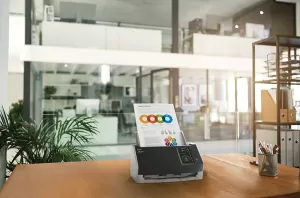 Document Scanner Ricoh Fi-8040, 40 ppm, 80 ipm, ADF 50 pages, 4.3" тъч, USB 3.2, LAN
