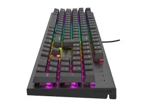 Keyboard Genesis Mechanical Gaming Keyboard Thor 303 RGB Backlight Brown Switch US Layout Black