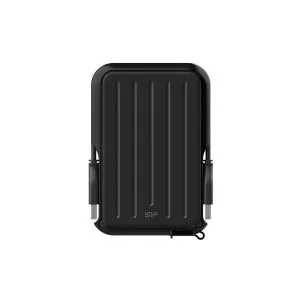 Hard disk extern SILICON POWER Armor A66, 2.5", 1TB, USB3.2 Gen 1, rezistent la șocuri negru
