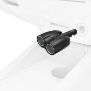 HAMA Splitter 1:2 pentru brichetă auto, 180 °, 12 V, 223403