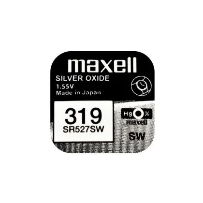 Baterie buton argintie MAXELL SR527 SW 1.55V /319/ 1.55V