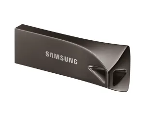 Memorie USB Samsung BAR Plus, 256 GB, USB-A, Gri titan