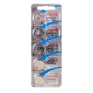 Baterie buton litiu CR1632 3V, 5 buc. într-un blister /preț pentru 1 buc./ MAXELL