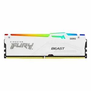 Памет Kingston FURY Beast White RGB 64GB(2x32GB) DDR5 5200MHz CL36