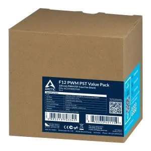 Arctic Вентилатори Arctic Fan F12 PWM PST Value Pack 5-in-1 - 120mm/230-1350rpm