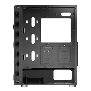 Montech кутия X3 MESH, Mid-tower Case, TG, 6 fixed RGB Fans, Black