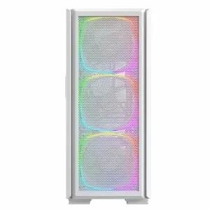 Cutie Montech SKY TWO GX, carcasă de mijloc turn, TG, ventilatoare ARGB 3x140 mm, alb