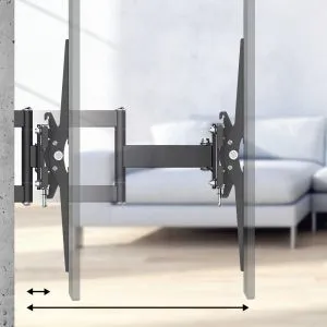 Suport TV de perete HAMA, 213 cm (84") până la 50 kg, 220831