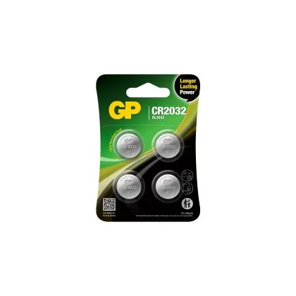 Baterie buton litiu GP CR2032 3V 4 buc. in blister / pret pentru 4 buc. baterie/ GP