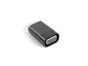 Adapter Lanberg adapter HDMI-A (m) -> VGA (f), black