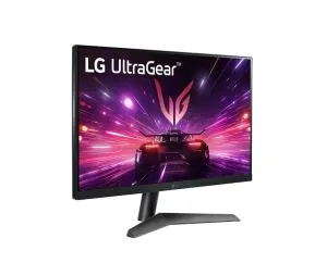 Monitor LG 24GS60F-B, UltraGear, 23.8" IPS, AG, 1ms GtG, 180Hz, 1000:1, 300cd/m2, Full HD 1920x1080, NVIDIA G-SYNC, Radeon FreeSync, HDR, HDMI, Display 109Port, % Mod cititor, Ieșire căști, Înclinare, Negru