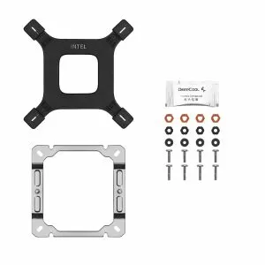 DeepCool CPU Cooler AG400 White - Addressable RGB - LGA1700/AM5