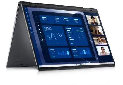 Laptop Dell Latitude 9450, Intel Core Ultra 7 165U (12 MB Cache, până la 4,9 GHz), 2 în 1, 14" QHD+ (2560x1600), IPS Touch, AS,AR, 16 GB la bord 7467 MT/s LPDDR5X, 512 GB SSD PCIe M.2, Intel Graphics, FHD IR Cam, WiFi 7, FPR, Backlot, Win 11 Pro, 3Y PS