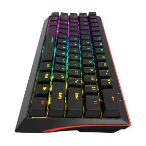 Tastatură de gaming Marvo Tastatură mecanică de gaming 61 de taste TKL - Hecate 61B - KG962G - comutatoare ALBASTRU