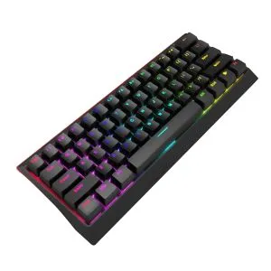 Tastatură de gaming Marvo Tastatură mecanică de gaming 61 de taste TKL - Hecate 61B - KG962G - comutatoare ALBASTRU