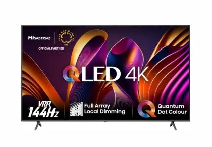 Televizor Hisense 55" E7NQ Pro, 4K Ultra HD 3840x2160, QLED, Quantum Dot, 144Hz, HDR 10+ adaptiv, HLG, Dolby Vision, DTS Virtual X, Smart TV, WiFi 5GHz, WiFi Direct, BT, Anyview Cast, 3xHDMI, 2xUSB , LAN, CI+, DVB-T2/C/S2, Negru