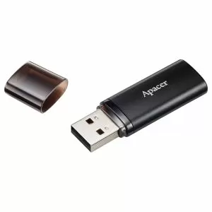 Apacer Flash Drive AH25B 64GB USB 3.2 Gen 1, Black