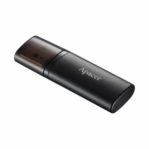 Apacer Flash Drive AH25B 64GB USB 3.2 Gen 1, Black