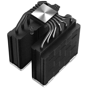 DeepCool AK620 Zero Dark, CPU Air Cooler, 1x120mm FK120 PWM FDB Fan, ARGB, 6 Heatpipes, Fluid Dynamic Bearing, LGA2066/2011-v3/2011/1700/1200/1151/1150/1155, AMD AM5/AM4, 3Y, R-AK620-BKNNMT-G-1