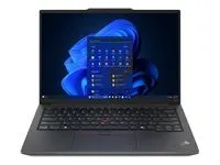 Laptop Lenovo ThinkPad E14 G6 Intel Core Ultra 5 125U (până la 4,3GHz, 12MB), 16GB DDR5 5600, 512GB SSD, 14" WUXGA (1920x1200) IPS AG, Intel Graphics, FHD&IR Cam, Backlit, KB, Negru, WLAN 3 celule, FPR, DOS, 3Y La fața locului