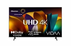 Televizor Hisense 50" A6N, 4K Ultra HD 3840x2160, DLED, DFA, Precision Color, HDR 10+, HLG, Dolby Vision, Senzor de lumină, DTS Virtual X, Smart TV, WiFi, BT, AnyView Cast, Mod joc, 1xHDMI2 eArc, 2xHDMI, 2xUSB, LAN, CI+, DVB-T2/C/S2, negru