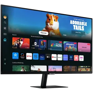 Monitor LED Samsung LS27DM500EUXDU M5 Smart, 27" FHD FLAT 16:9 (1920x1080) VA 60Hz, 250 cd/㎡, 3000:1, 4ms, 178/178, USB Hub 2xHDMI, Tilt, WiFi5, Bluetooth, Tizen, VESA 100x100, 2Y