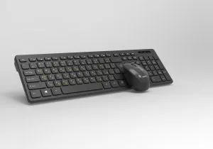 Makki БДС клавиатура и мишка Combo Keyboard and Mouse Wireless 2.4G BG low-profile chocolate - MAKKI-KB-KMX-C16