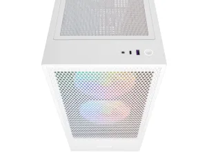 Carcasă turn de mijloc NZXT H5 Flow RGB alb mat