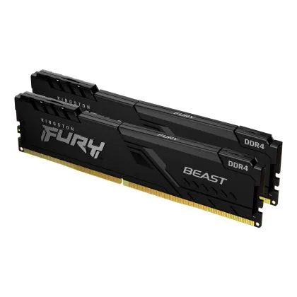 Memory Kingston FURY Beast Black 32GB(2x16GB) DDR4 3600MHz KF436C18BBK2/32