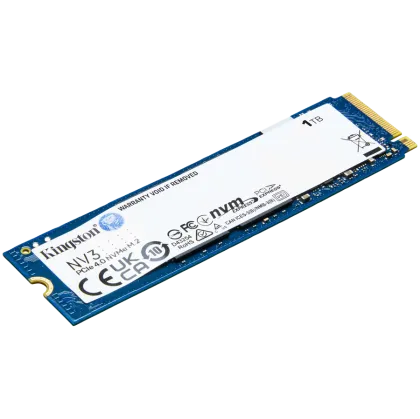 Kingston 1TB NV3 SSD M.2 2280 PCIe 4.0 NVMe, Read: 6,000/ Write: 4,000MB/s