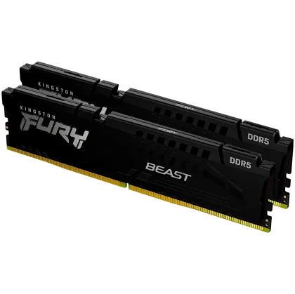 Kingston 64GB 5600MT/s DDR5 CL36 DIMM (Kit of 2) FURY Beast Black EXPO, EAN: 740617331745
