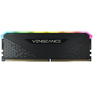 Corsair DDR4, 3200MHz 16GB 1x16GB Dimm, fără tampon, 16-20-20-38, XMP 2.0, Vengeance RGB RS, LED RGB, PCB negru, 1,35 V, pentru AMD Ryzen și Intel, EAN:0840006652182