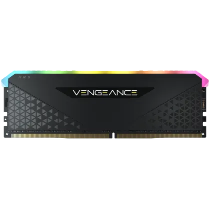 Corsair DDR4, 3200MHz 16GB 1x16GB Dimm, fără tampon, 16-20-20-38, XMP 2.0, Vengeance RGB RS, LED RGB, PCB negru, 1,35 V, pentru AMD Ryzen și Intel, EAN:0840006652182