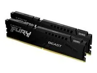 Kingston 64GB 5200MT/s DDR5 CL40 DIMM (Kit of 2) FURY Beast Black XMP, EAN: 740617326550