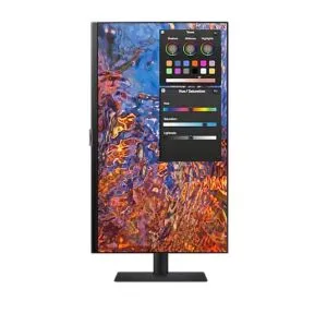 Monitor Samsung 27B800, 27" IPS LED, 60 Hz, 5 ms GTG, 3840x2160, 300 cd/m2, Flicker Free, PBP, PIP, USB-C 90W, 3xUSB 3.0, Display Port 1.4, 2xHDMI 2.2, Negru
