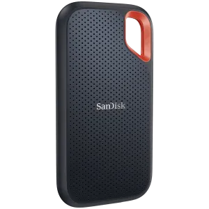 SanDisk Extreme 2TB Portable SSD - up to 1050MB/s Read and 1000MB/s Write Speeds, USB 3.2 Gen 2, 2-meter drop protection and IP55 resistance, EAN: 619659184674