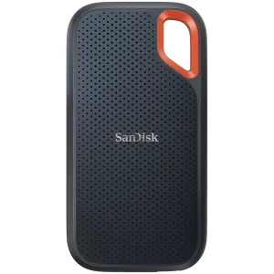 SanDisk Extreme 2TB Portable SSD - up to 1050MB/s Read and 1000MB/s Write Speeds, USB 3.2 Gen 2, 2-meter drop protection and IP55 resistance, EAN: 619659184674
