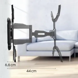 Suport TV Hama FULLMOTION, 229 cm (90") până la 50 kg, complet mobil, 220837
