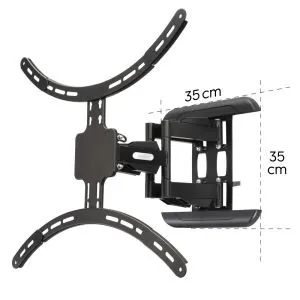 Suport TV Hama FULLMOTION, 229 cm (90") până la 50 kg, complet mobil, 220837