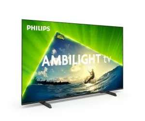 Philips TV 55PUS8209/12, 55" 4K Ultra HD QLED, 3840x2160, DVB-T/T2/T2-HD/C/S/S2, 60Hz, Ambilight 3, Pixel Precise UHD, HDR+, Titan OS, Dolby Atmos, VRR, 3*HDMI, 2*USB, 802.11n, 20W RMS, Black